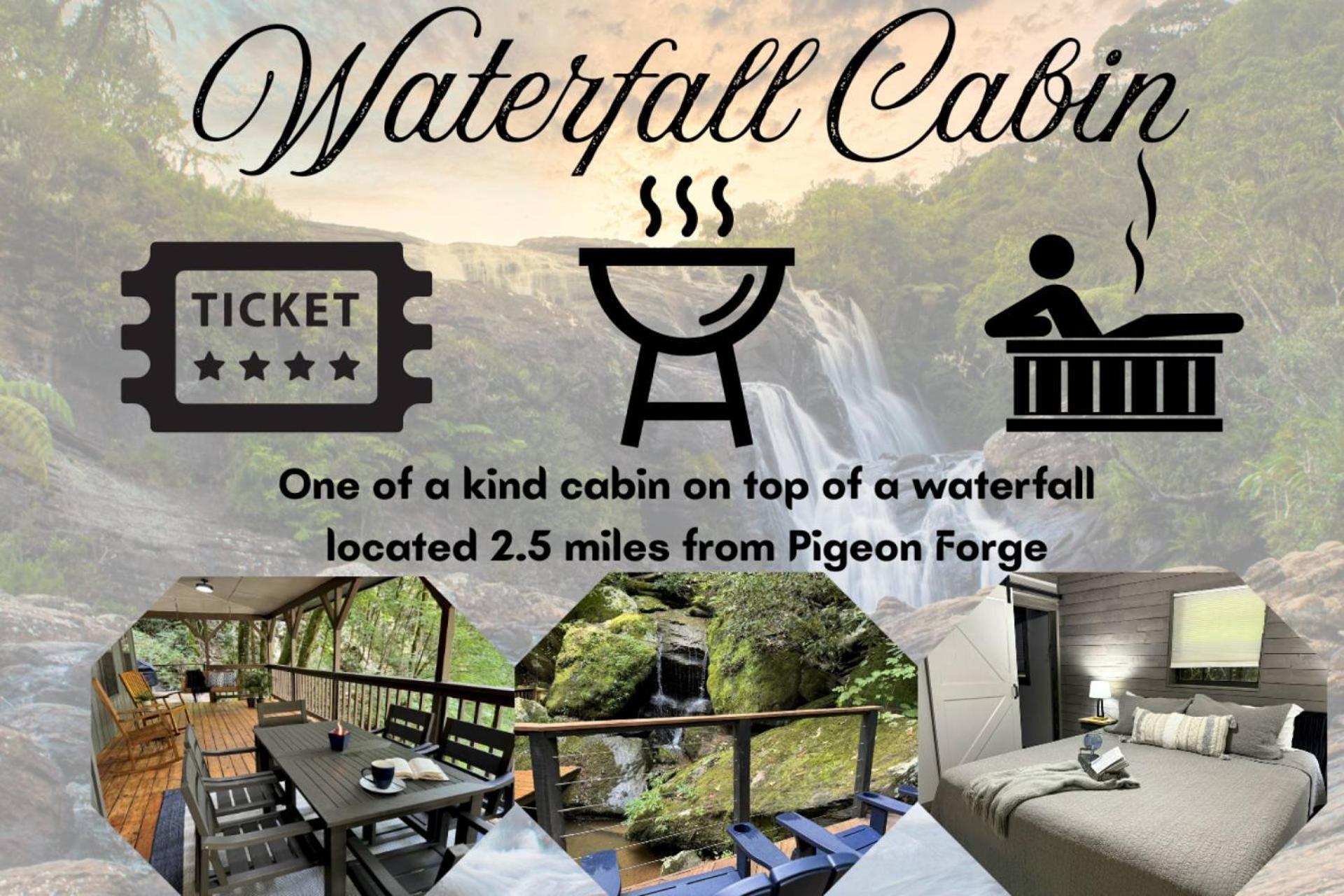 Waterfall Cabin McCookville Εξωτερικό φωτογραφία